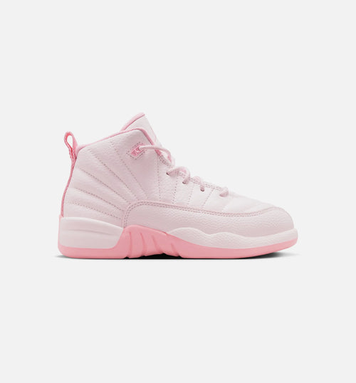 Air Jordan 12 Retro Pearl Pink Preschool Lifestyle Shoe Pearl Pink Medium Soft Pink
