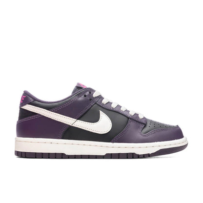 Dunk Low GS Black Pale Ivory Dark Raisin Sail