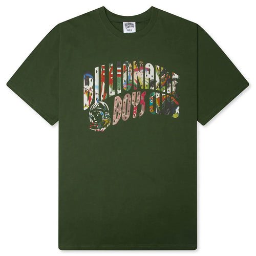 Curve Collage S S Tee Black Forest
