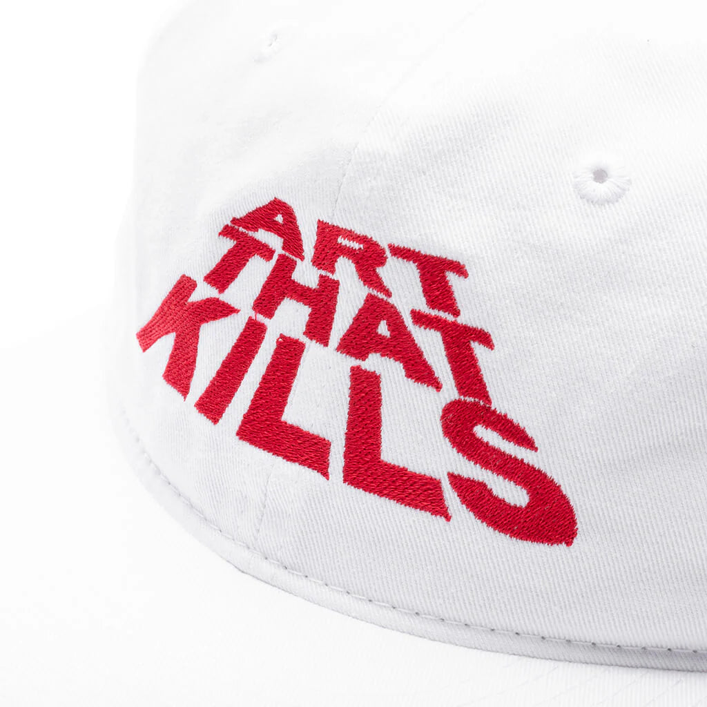 Art That Kills Cotton Hat White
