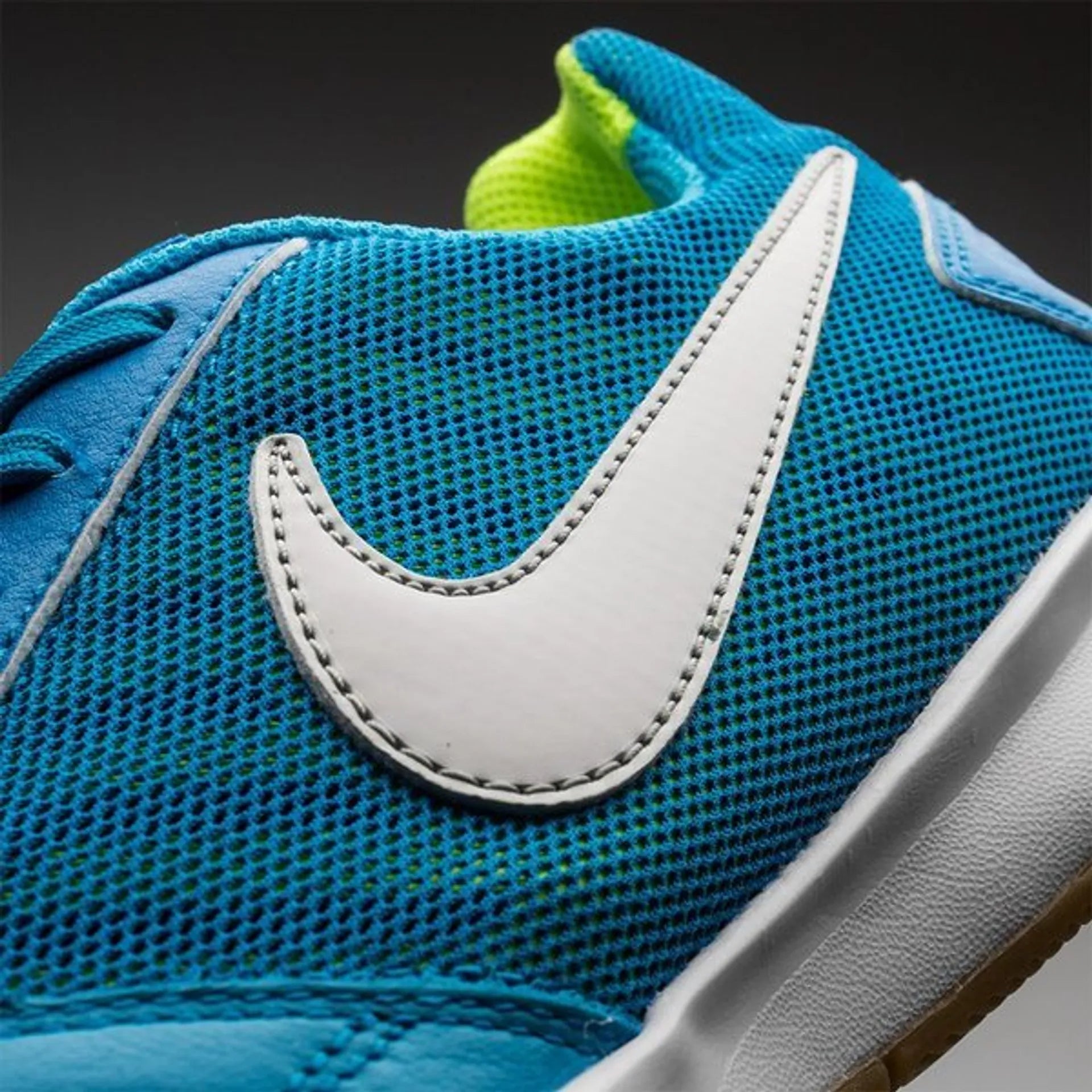 Nike Gato II Indoor Soccer Shoes Blue Lime White