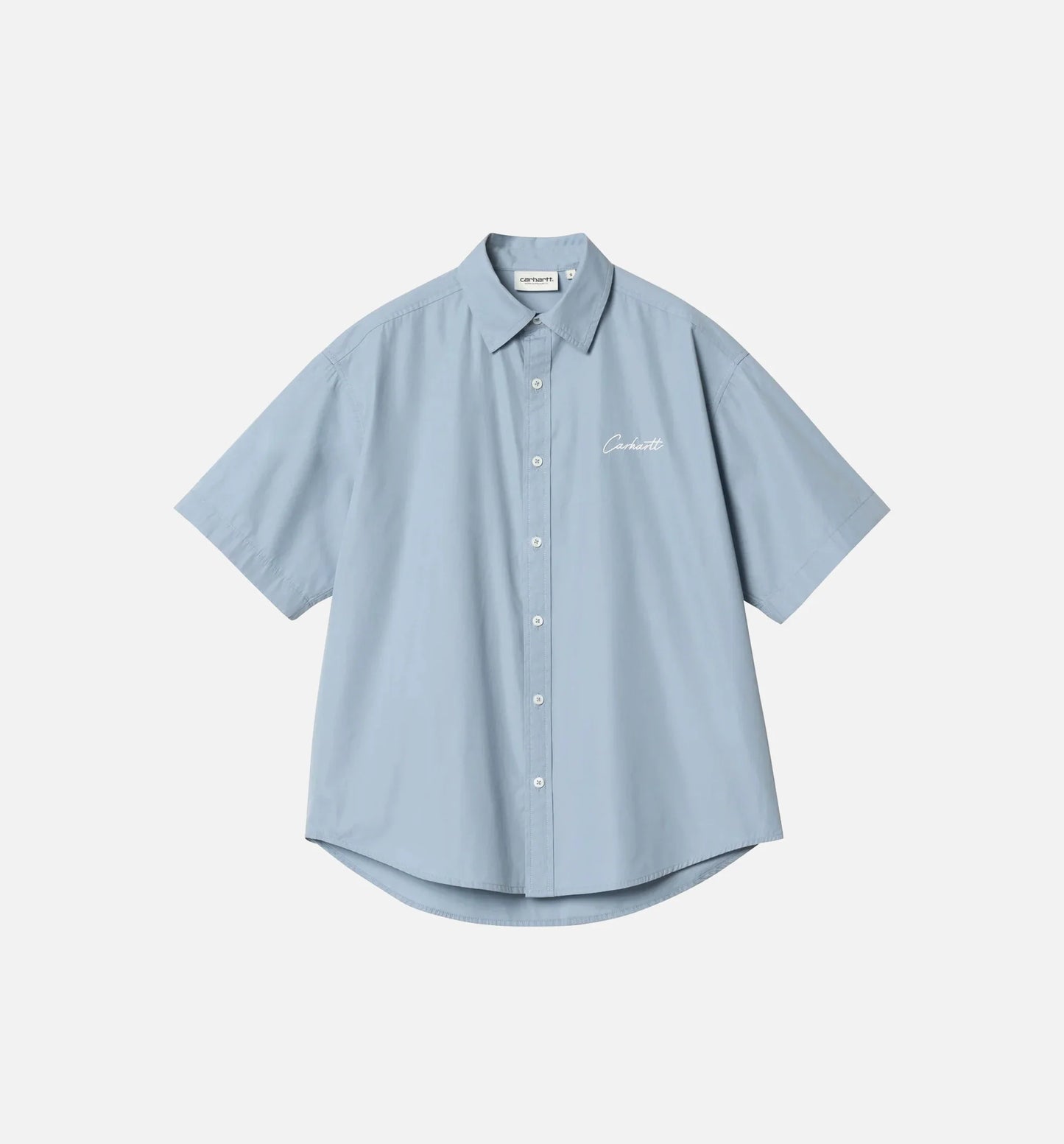 Jaxon Button Up Womens Shirt Frosted Blue