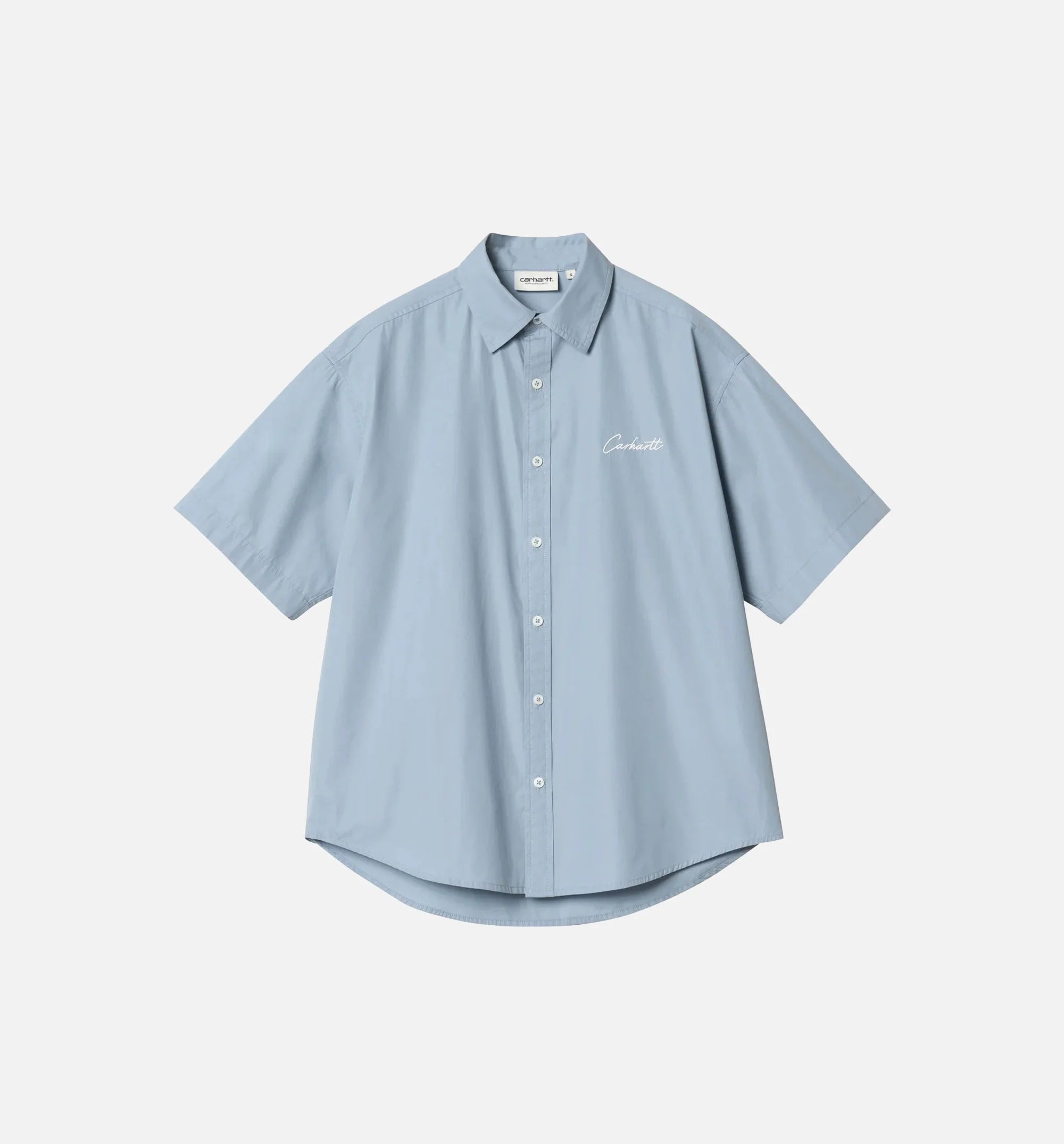 Jaxon Button Up Womens Shirt Frosted Blue