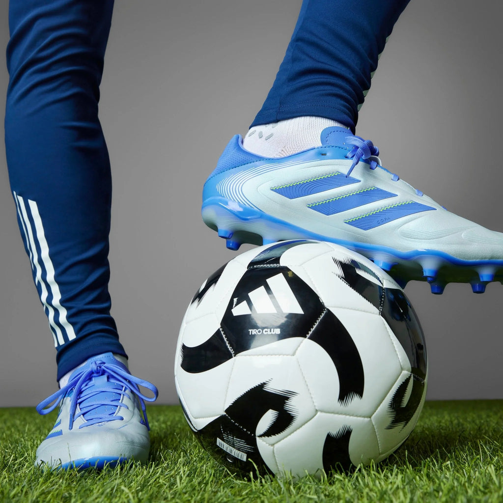 adidas Copa Pure 3 League Firm Multi Ground Soccer Cleats Halo Blue Blue Fusion Lucid Lemon