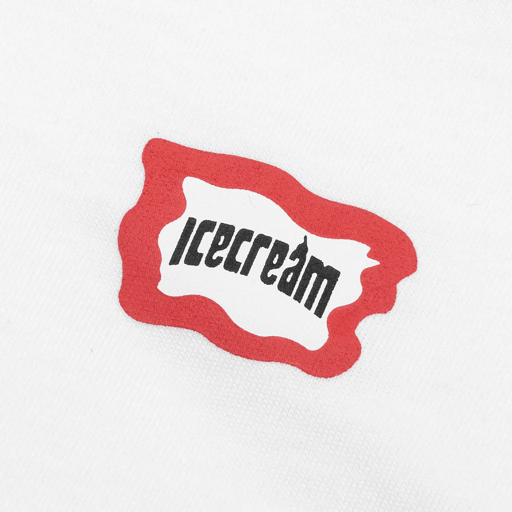Flag S S Tee White