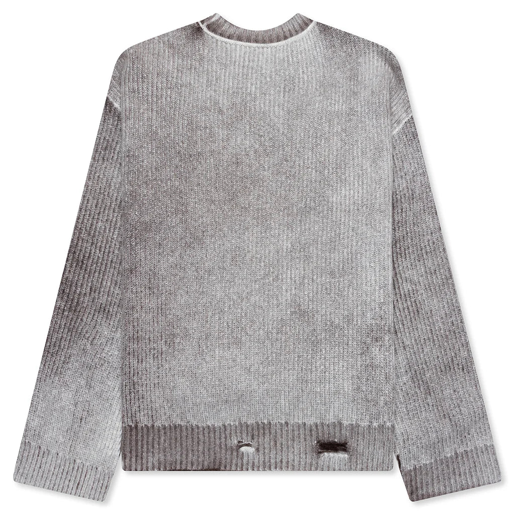 Reversible Fade Out Knit Nero