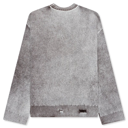Reversible Fade Out Knit Nero