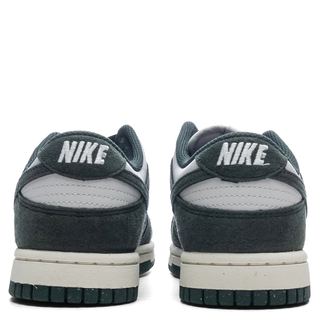 Womens Dunk Low Photon Dust Vintage Green Sail