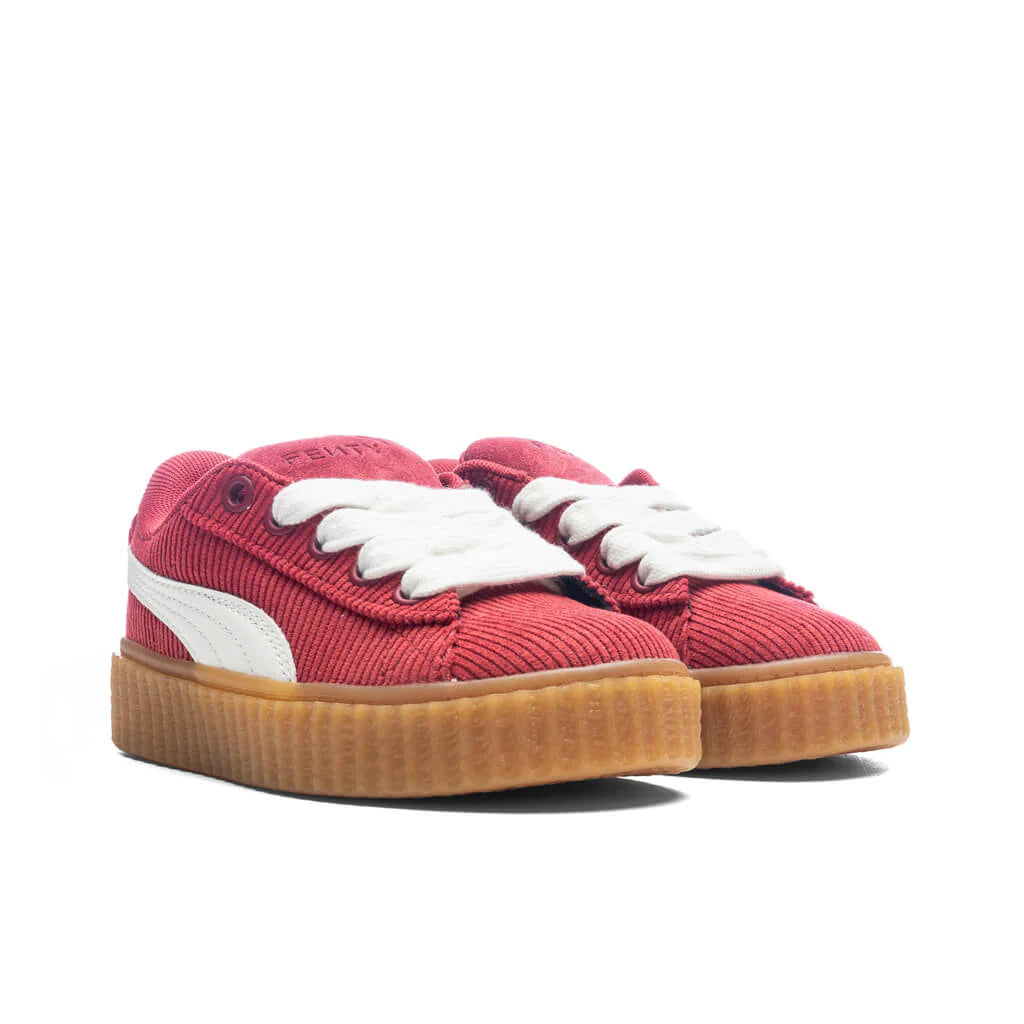 Puma x Fenty Creeper Phatty Corduroy PS Club Red Warm White Gum