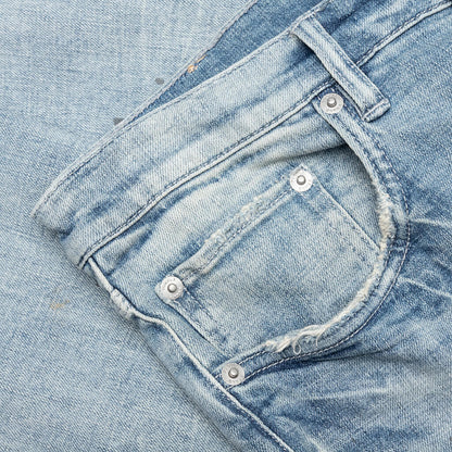 P005 Light Indigo Acid Bleach