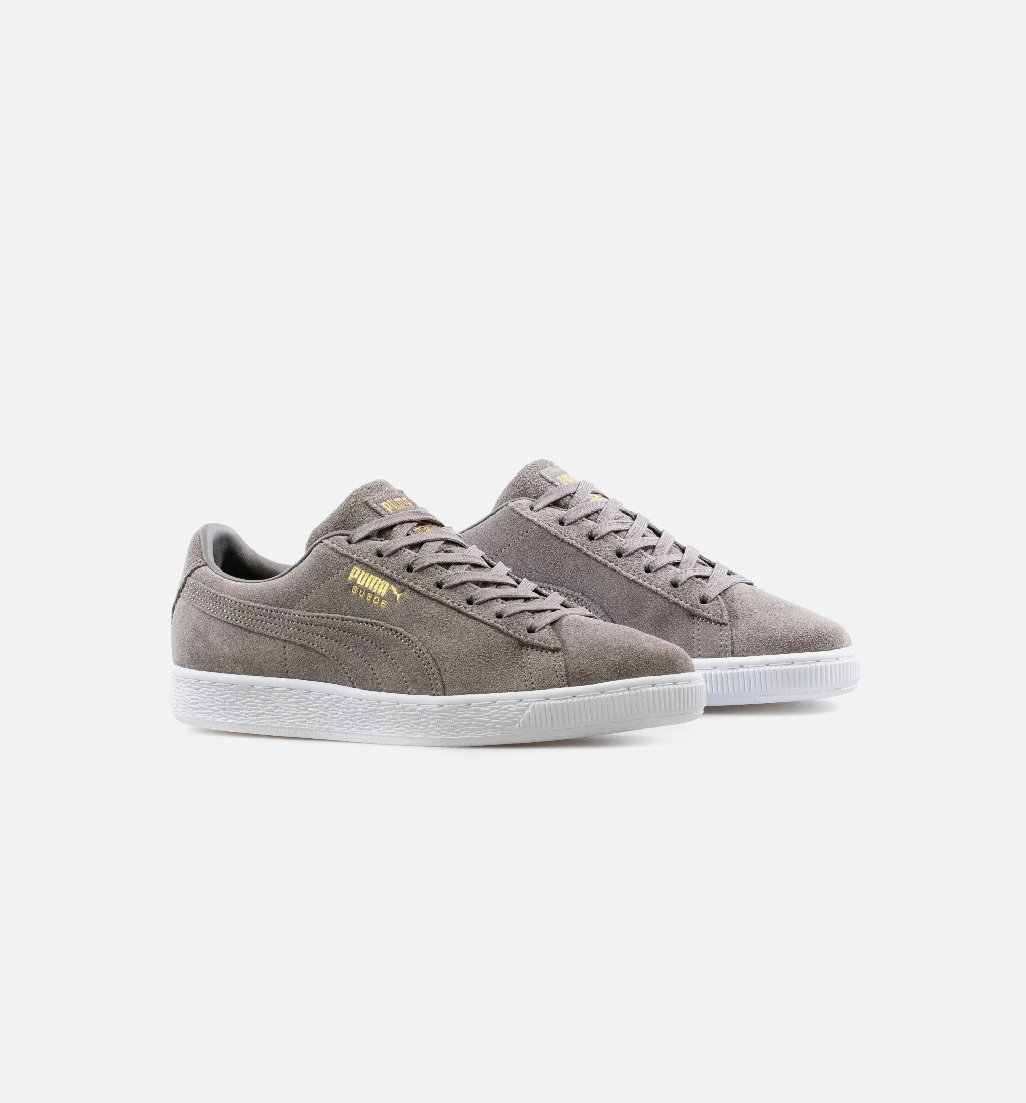 TMC Suede Mens Lifestyle Shoe Grey White