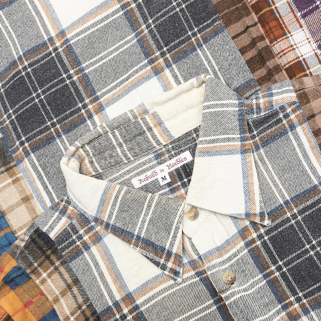 7 Cuts Flannel Shirt Assorted