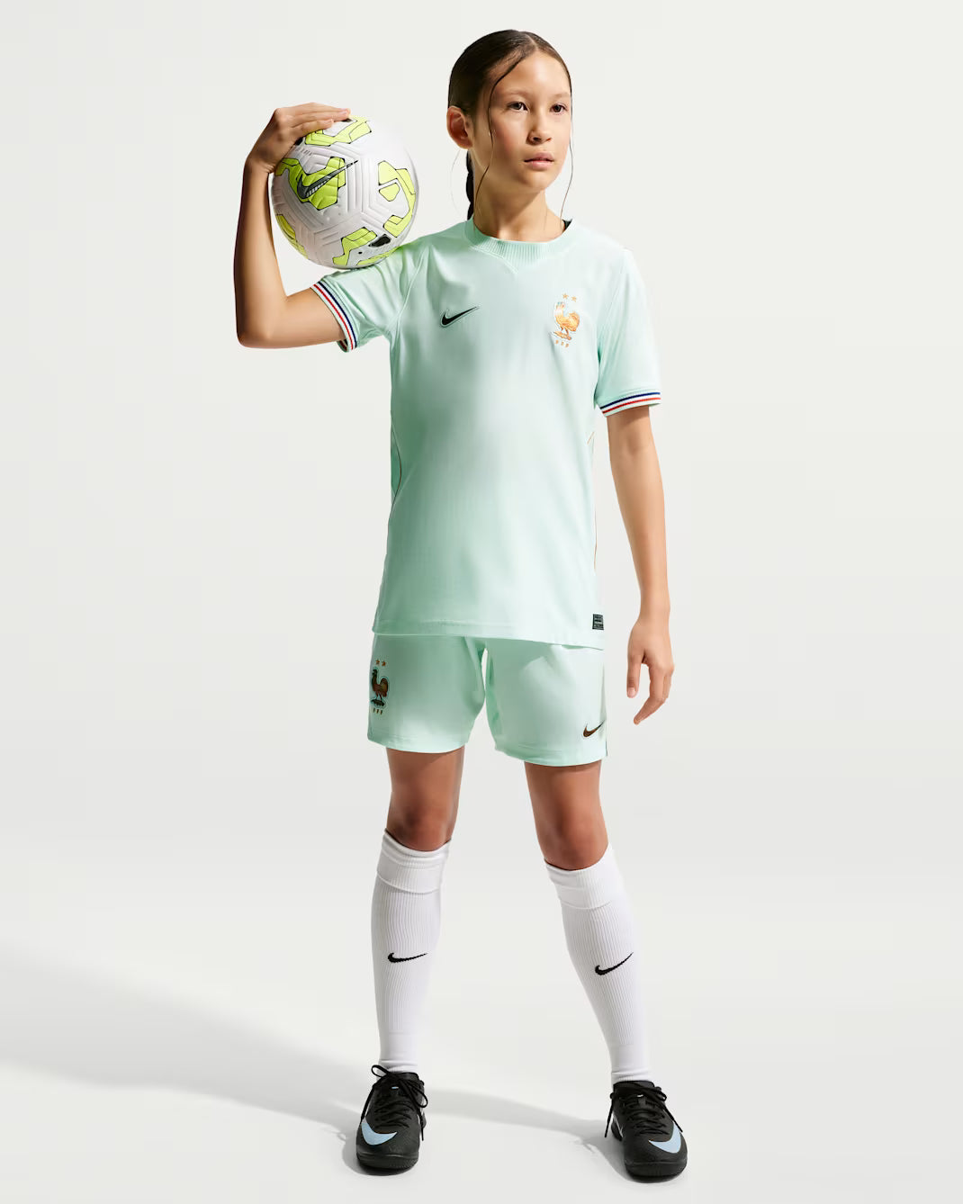 Nike France National Team 2026 Stadium Youth Away Jersey Igloo Monarch Monarch