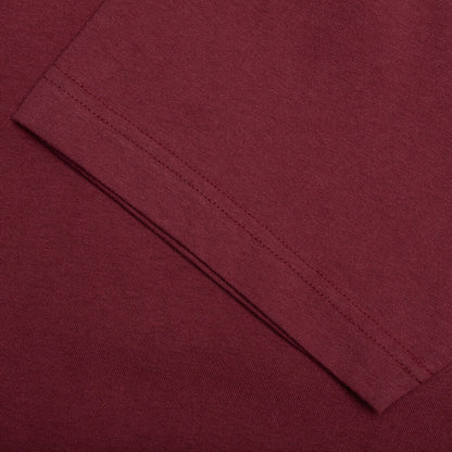 Jersey Braque Pocket Tee Burgundy