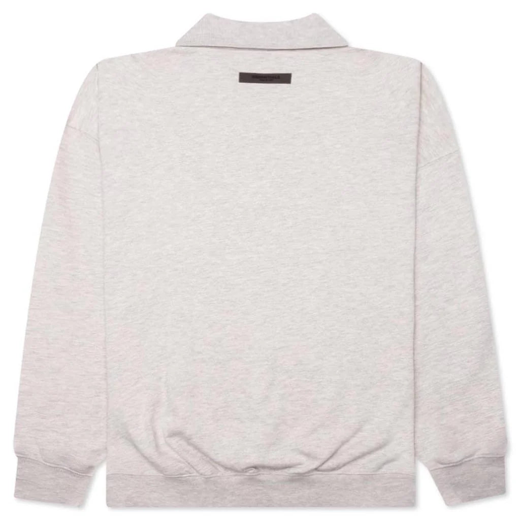 Core L S Polo Light Oatmeal