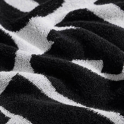 Logo Bath Towel Black
