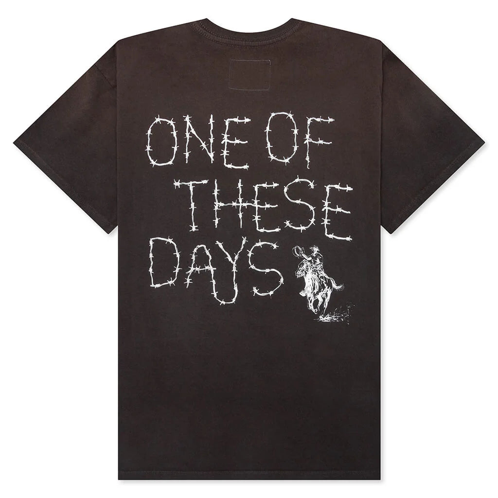 Barbed Wire T Shirt Black