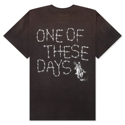 Barbed Wire T Shirt Black