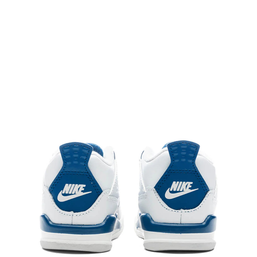 Jordan 4 Retro TD Military Blue Off White Military Blue Neutral Grey