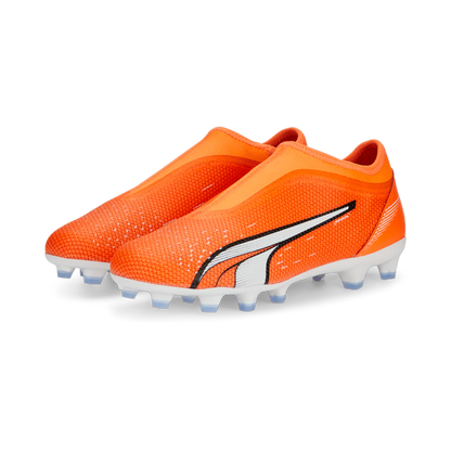 PUMA Kids Ultra Match Laceless FG Soccer Cleats