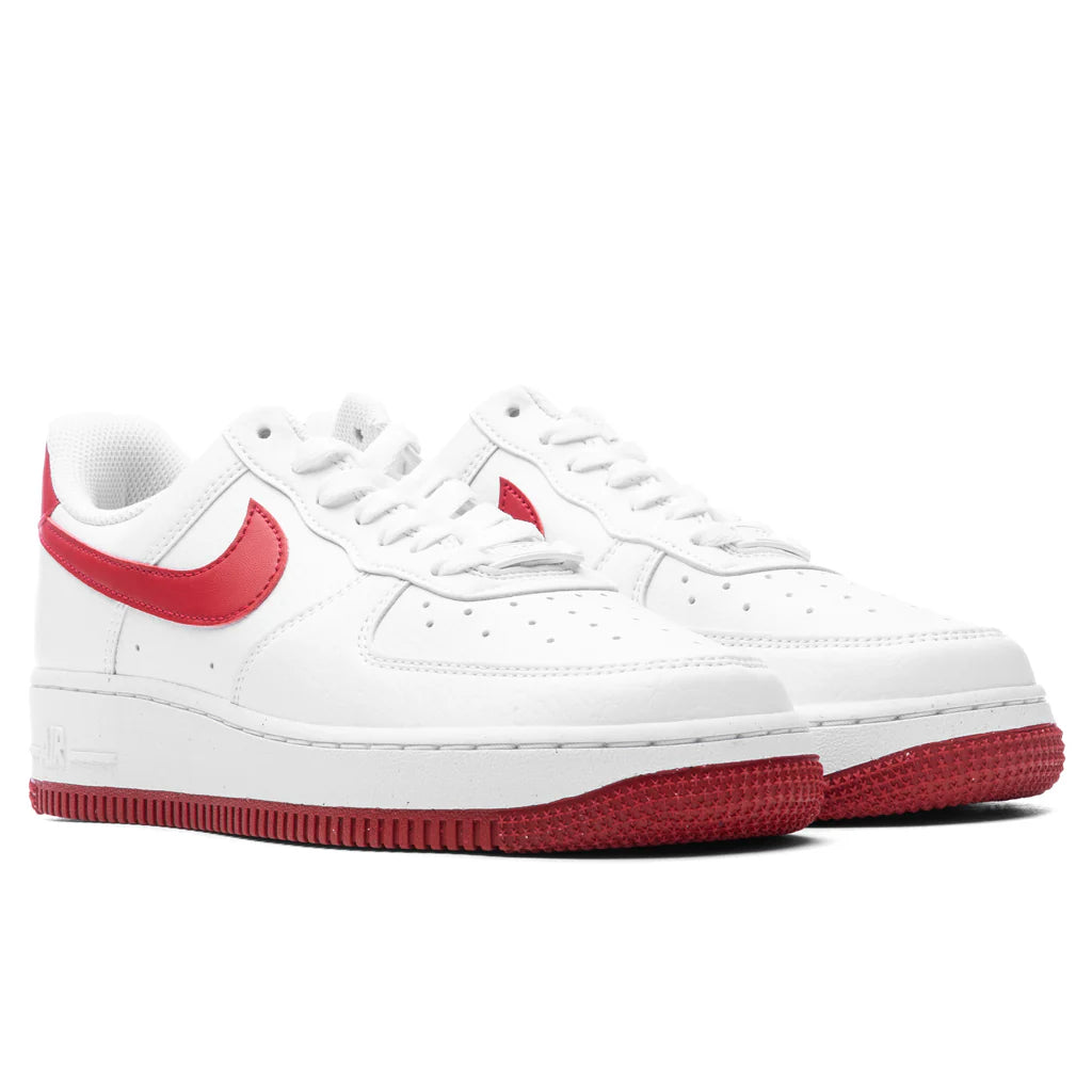 Womens Air Force 1 07 White Gym Red White Volt