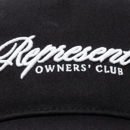 Owners Club Script Cap Black