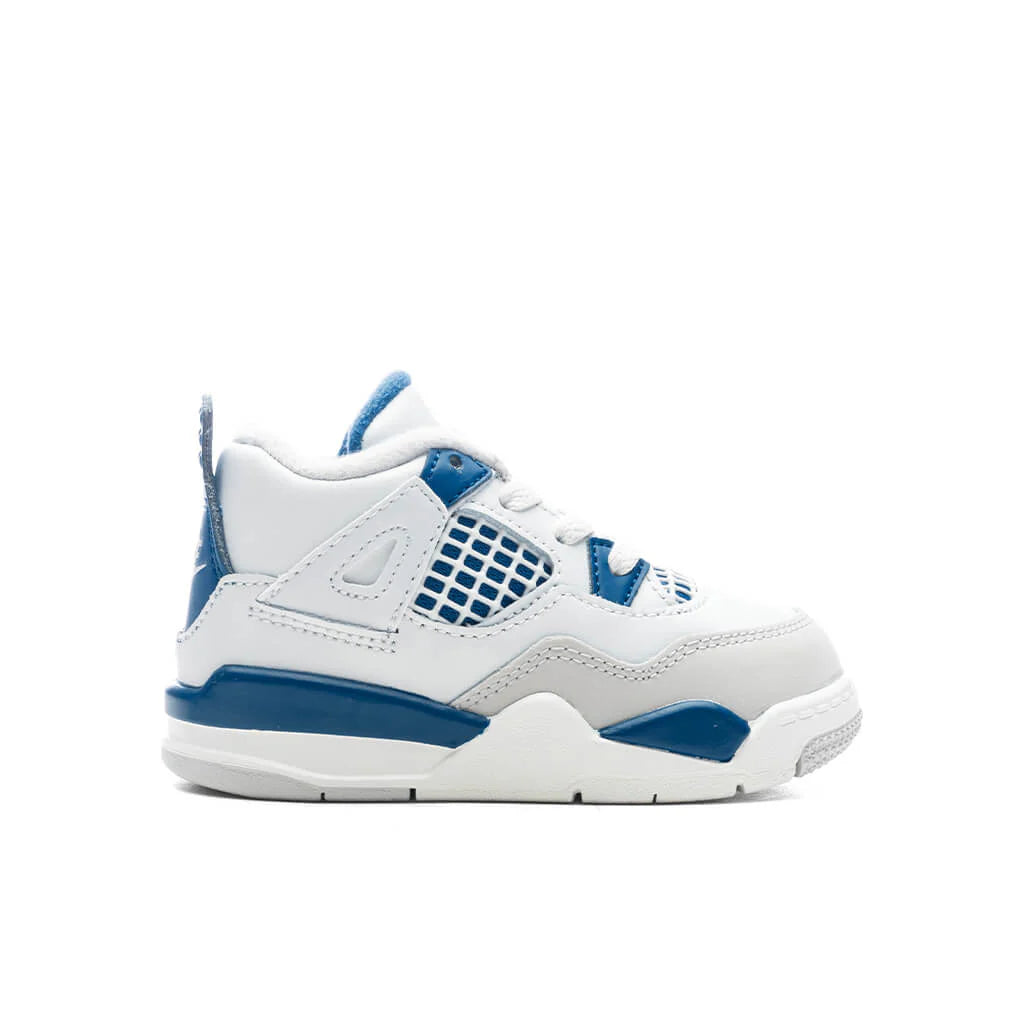 Jordan 4 Retro TD Military Blue Off White Military Blue Neutral Grey
