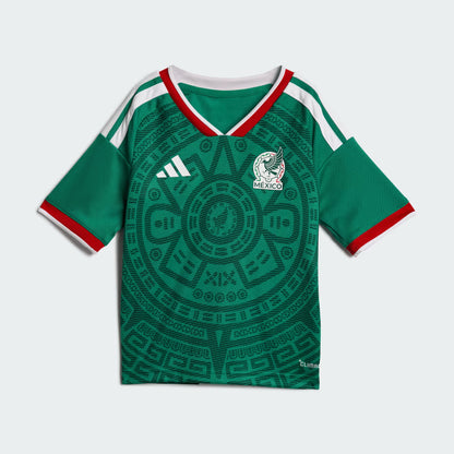adidas Mexico Home Youth Soccer Mini Kit 26 Green