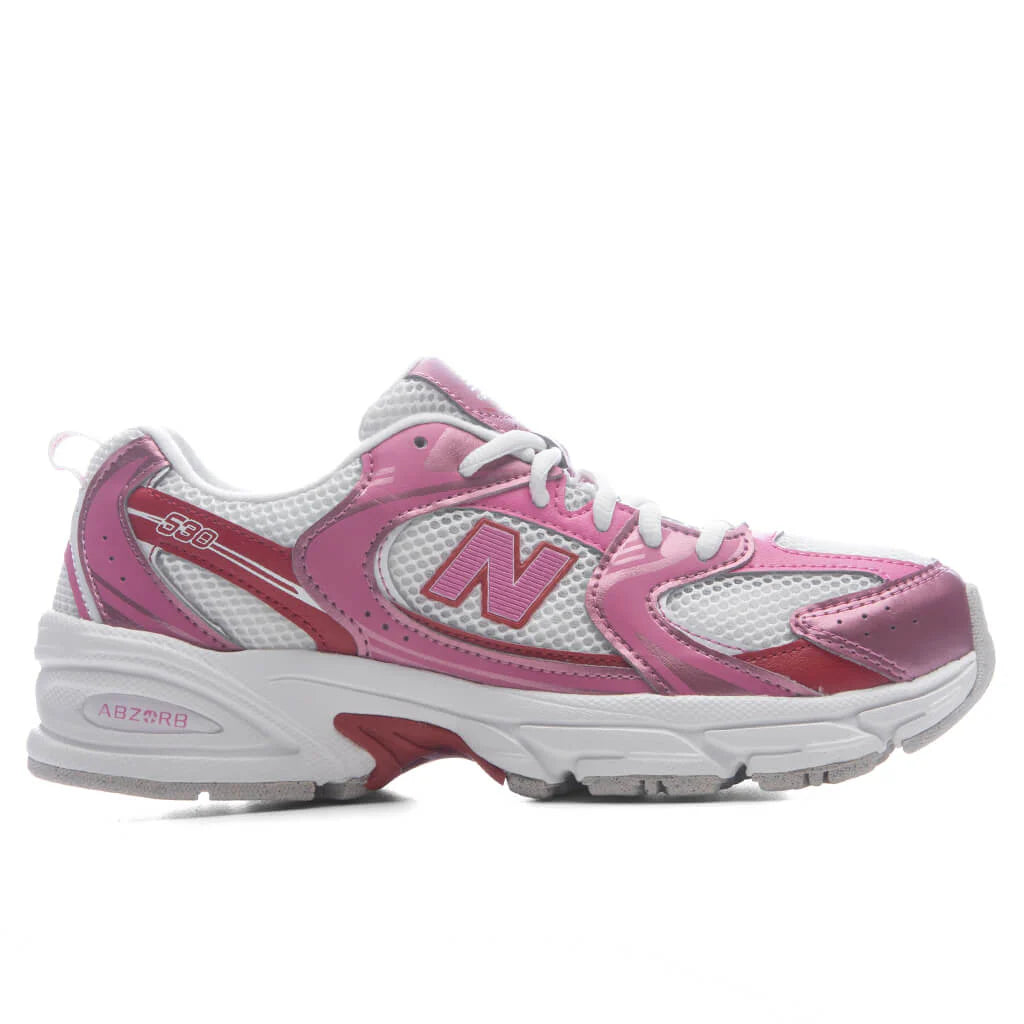 530 Lace GS Pink Satin Shadow Red