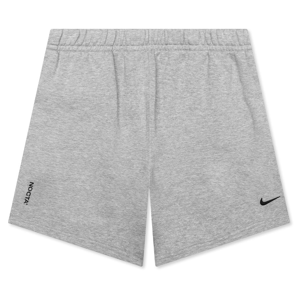 Nike x Nocta NRG CS Fleece Short Dark Grey Heather Matte Silver Black