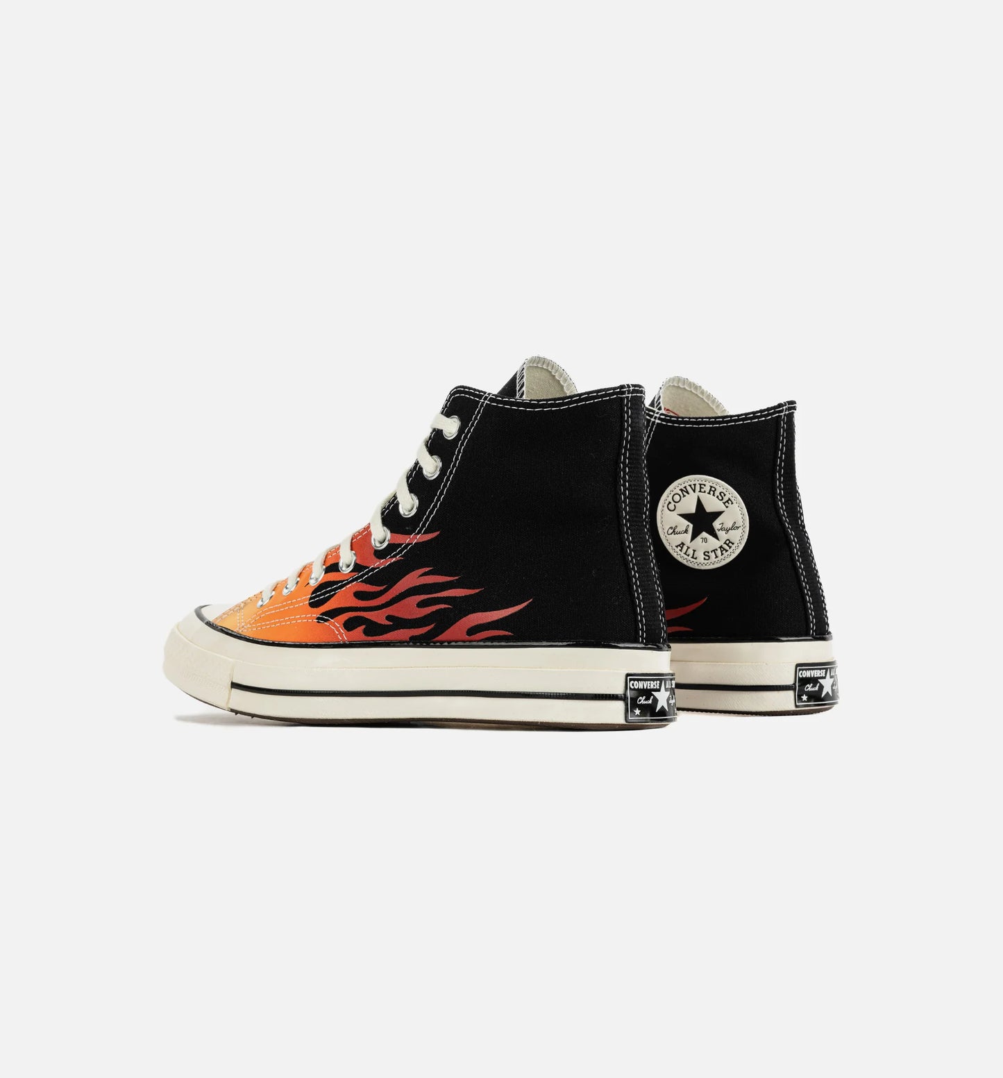 Chuck 70 High Top Fire Mens Lifestyle Shoe Black Red Yellow