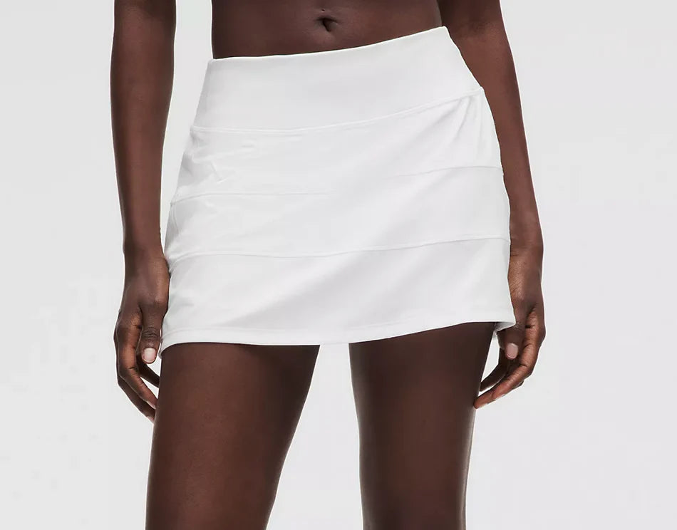 Lululemon Pace Rival Mid Rise Skirt Long