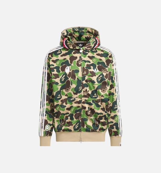 Bape Shark Track Hoodie Mens Jacket Crew Green