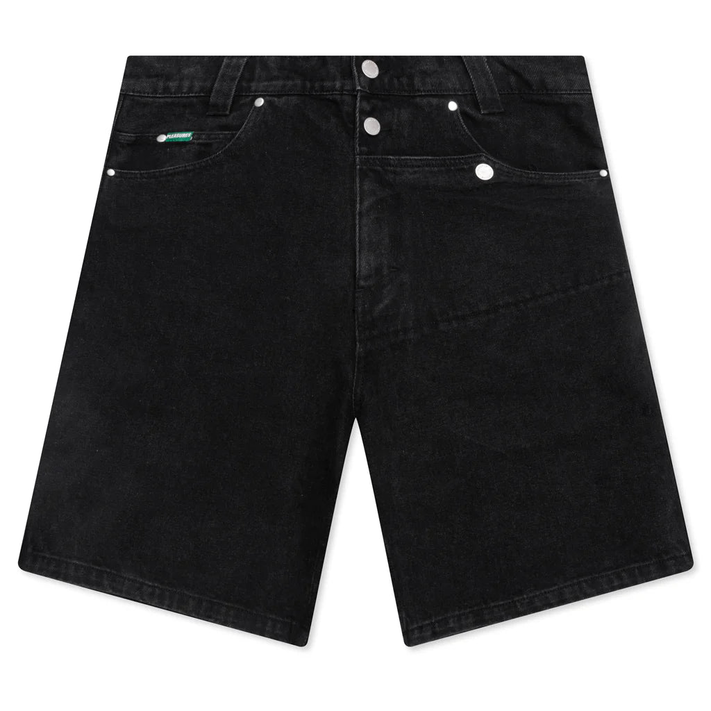 Collision Jorts Faded Black
