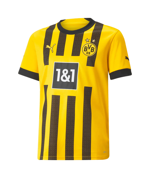 PUMA Kids Borussia Dortmund Home Jersey 22 Youth Yellow Black