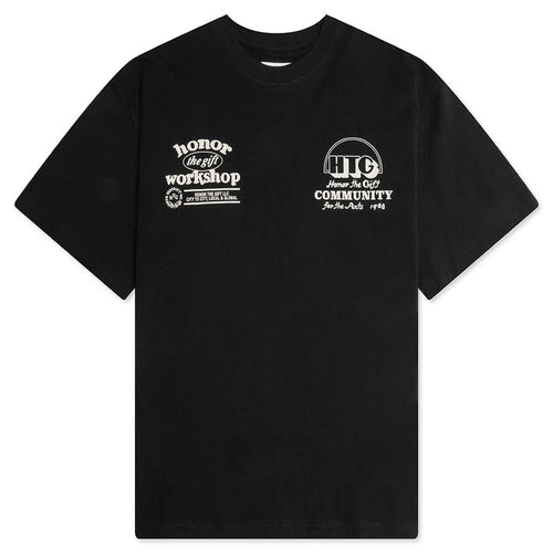 Honor Workshop Tee Black
