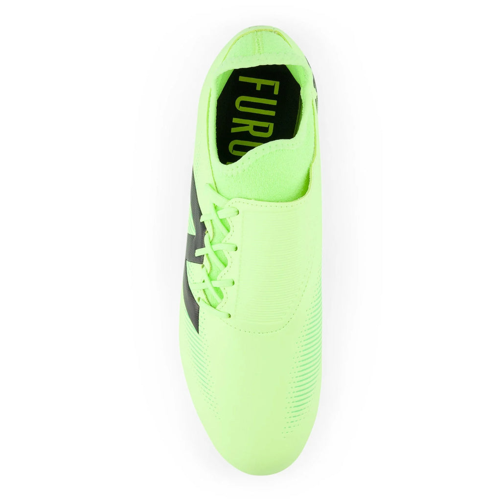 New Balance Furon Dispatch FG V7 FG Firm Ground Soccer Cleats Bleached Lime Glow Black