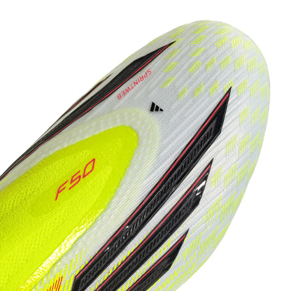 adidas F50 Elite Laceless FG Firm Ground Mens Soccer Cleats Yellow Black Red