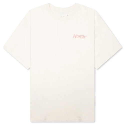 Honor Globe Logo Tee Cream