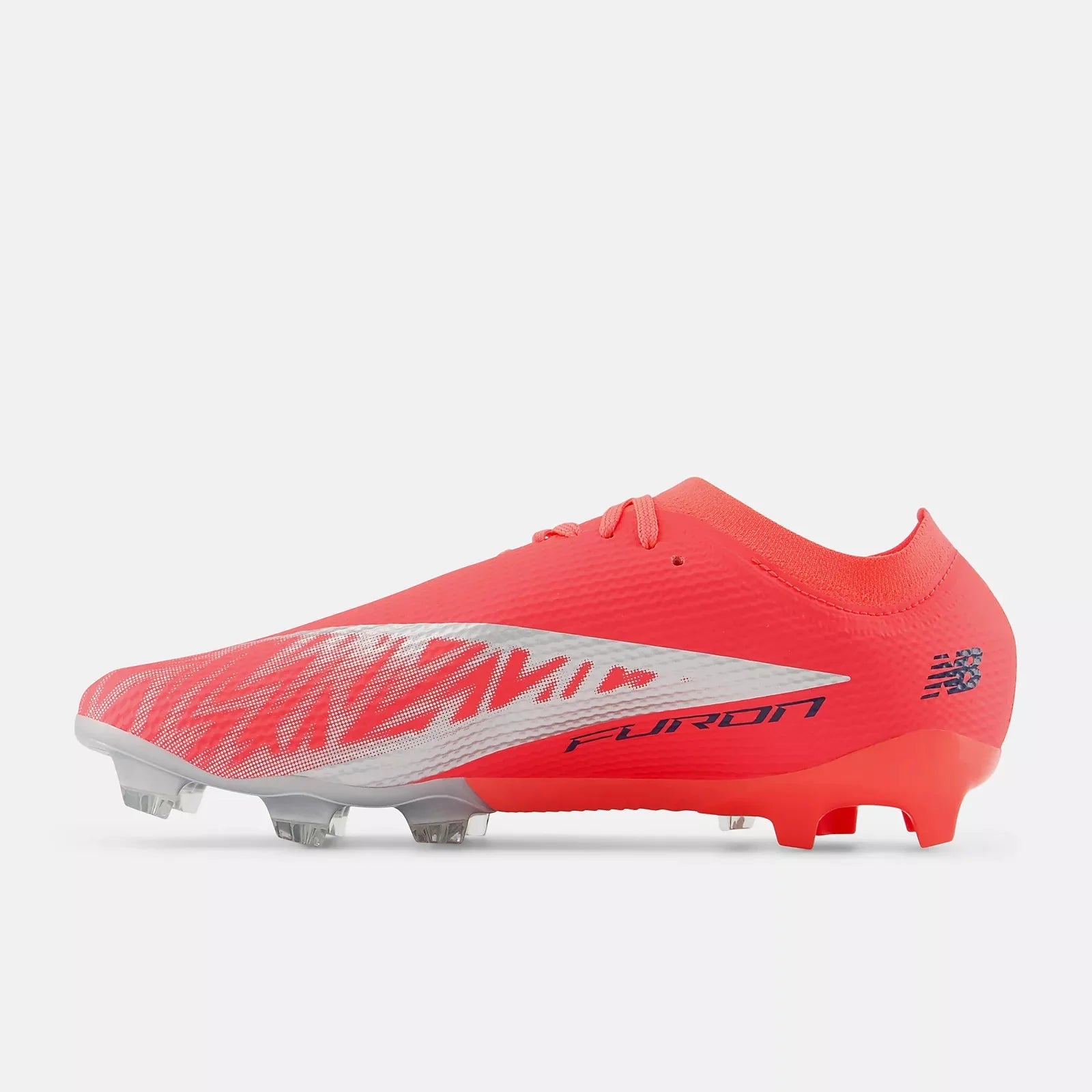 New Balance Furon Team Firm Ground Soccer Cleats V8 Energy Red