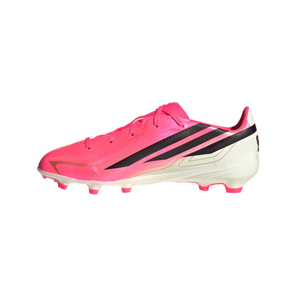 adidas F50 Hyperfast League Firm Ground Youth Soccer Cleats Turquesa Black Gold