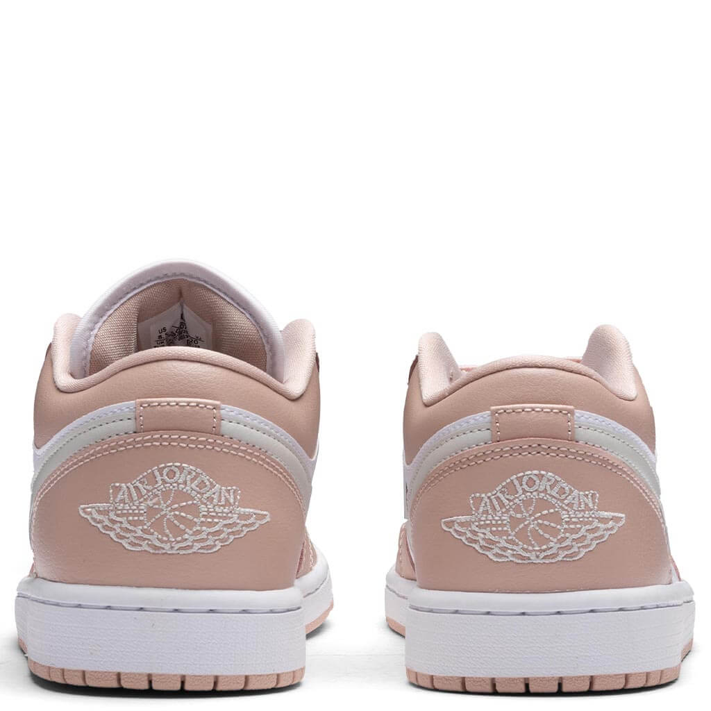 Womens Air Jordan 1 Low White Light Bone Particle Beige