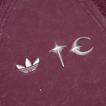 Adidas x Thug Club TG Sweat Hoodie Maroon