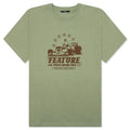 Vegas Racer Comic Tee Oil Green DNML