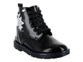 Botas Coqueta de Charol Negro para Niña