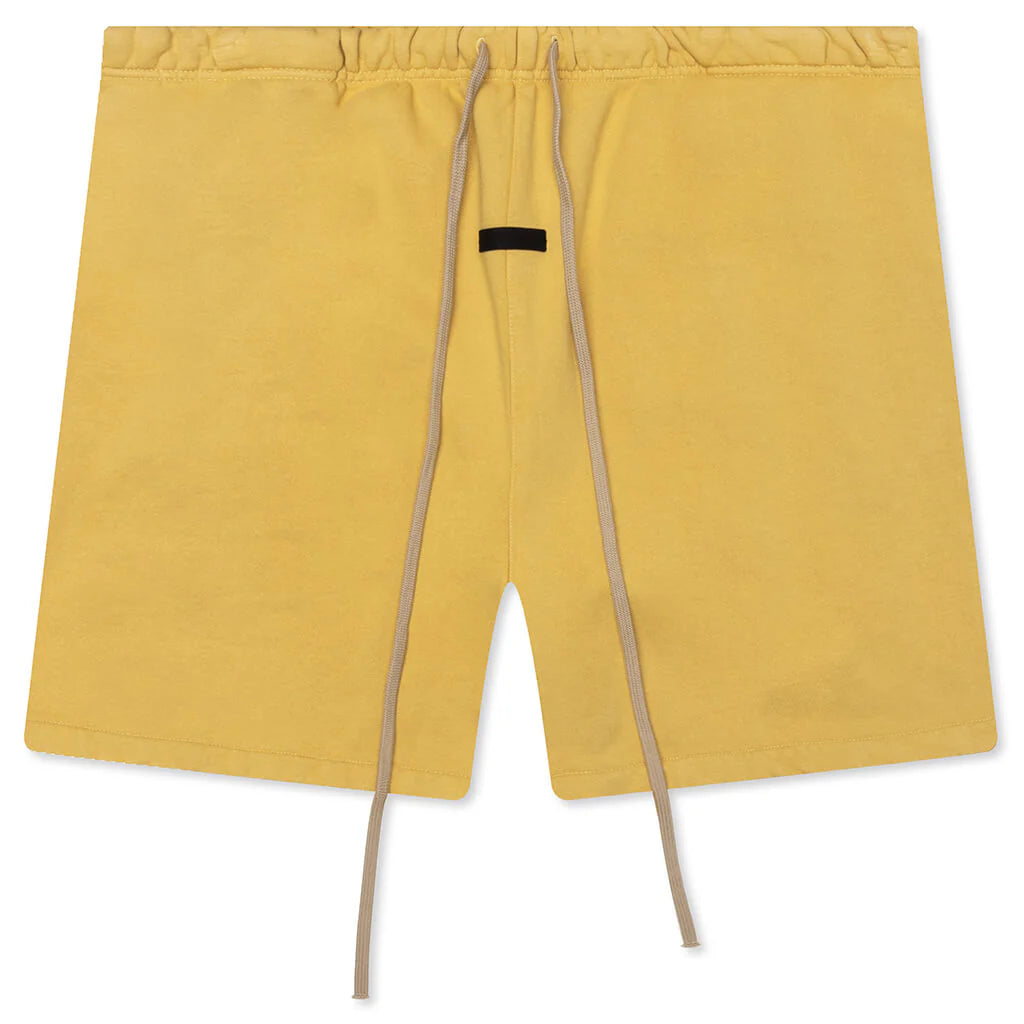 Heavy Fleece Soccer Short Amber