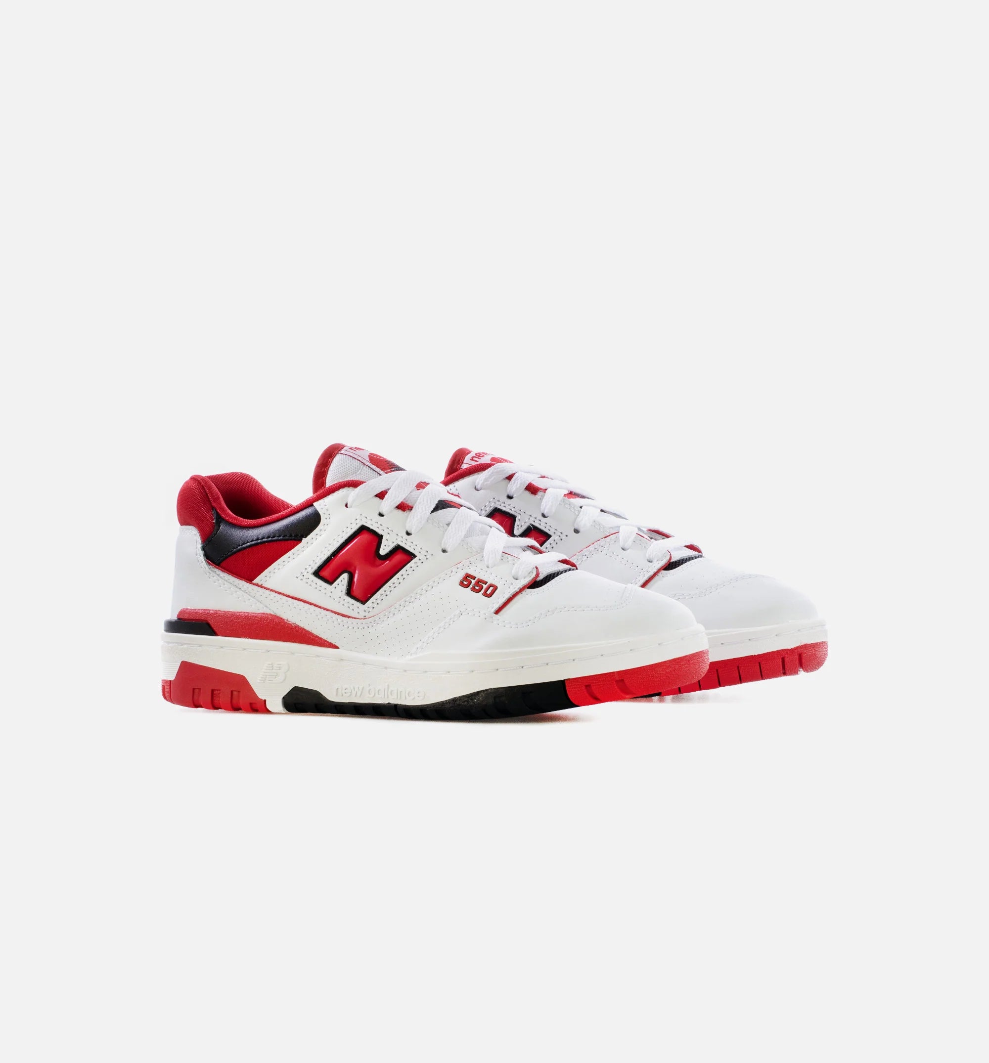 550 White Red Mens Lifestyle Shoe White Red