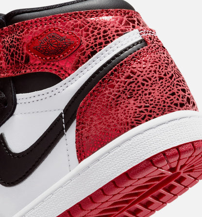 Air Jordan 1 Retro High OG Ruby Preschool Lifestyle Shoe Varsity Red Black White