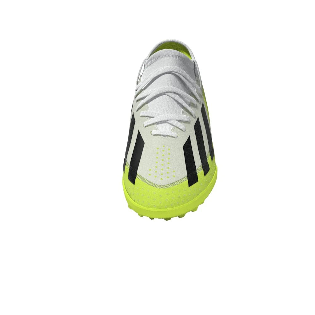 adidas X Crazyfast3 TF Junior Turf Soccer Cleats White Black