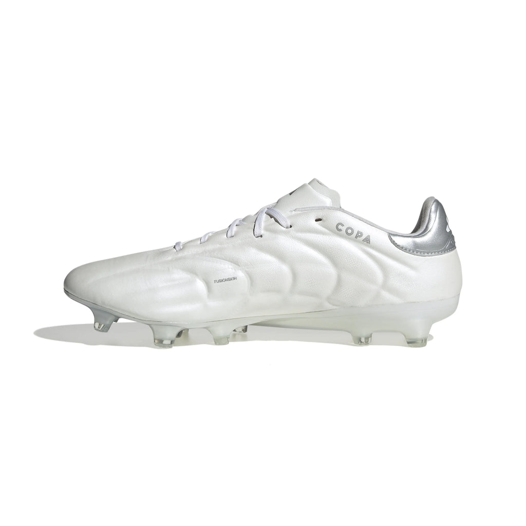 adidas Copa Pure 2 Elite FG Firm Ground Soccer Cleats White Silver Metallic